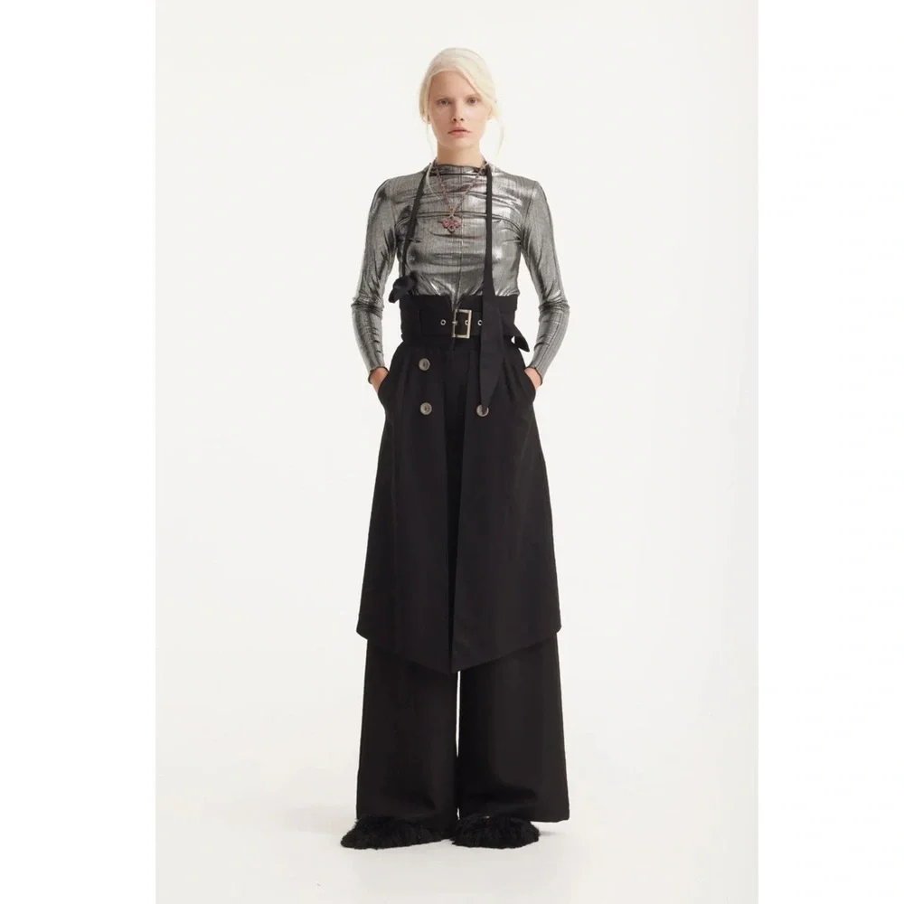 Julia Allert Wide-Leg Women's Pants - Picture 6 of 7